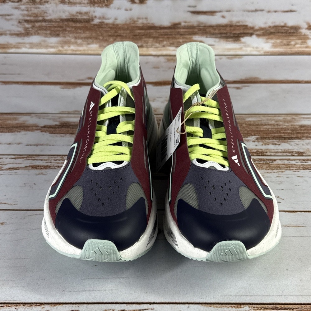 Stella McCartney x Adidas Navy Mint Maroon Neon Yellow Sneakers